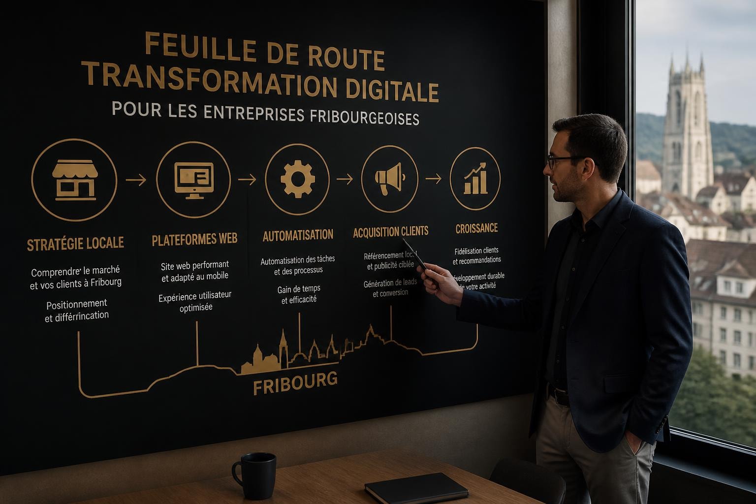 Marketing digital Fribourg Guide 2026